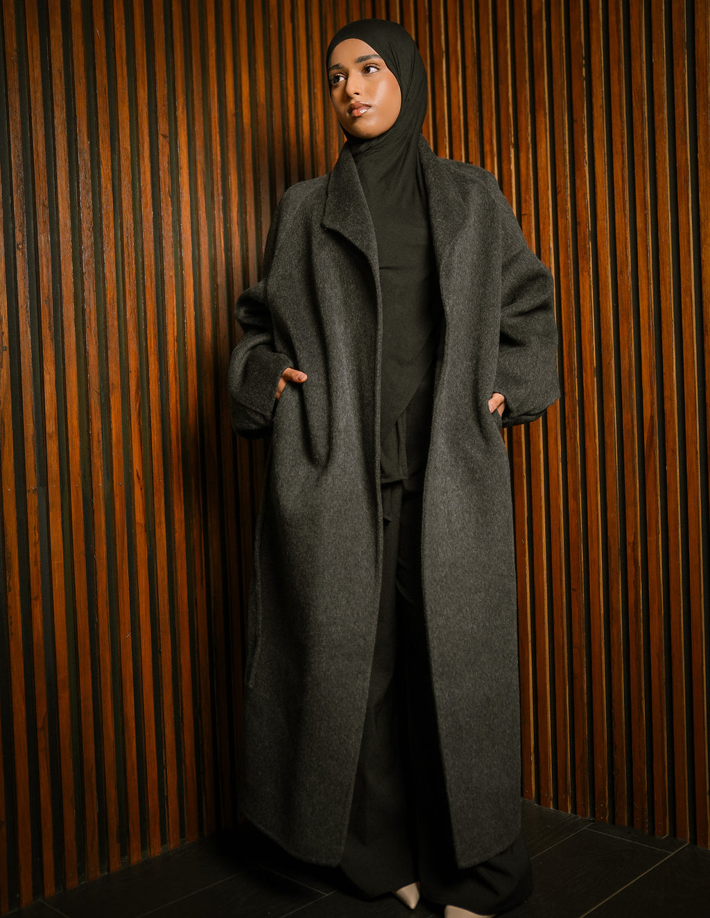 Terra Wool Coat - Charcoal